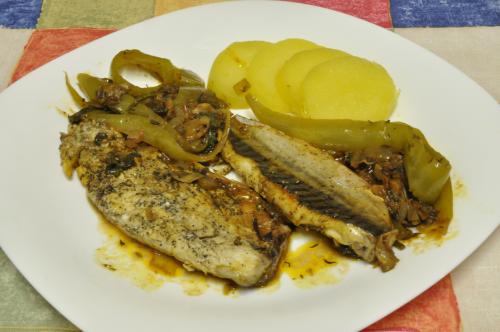 Ryba na mičurinský způsob – Snadné recept z Bulharsko kuchyně, hotový za 30 - 45 minut